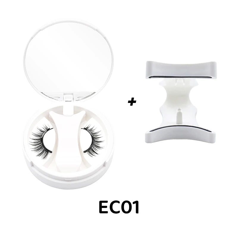 No-Glue Magnetic Eyelashes with Applicator | Reusable Natural-Look Lash Kit