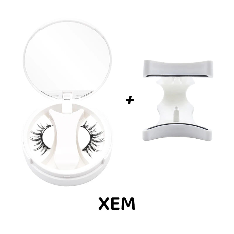 No-Glue Magnetic Eyelashes with Applicator | Reusable Natural-Look Lash Kit