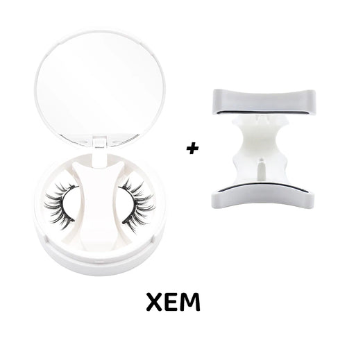 No-Glue Magnetic Eyelashes with Applicator | Reusable Natural-Look Lash Kit