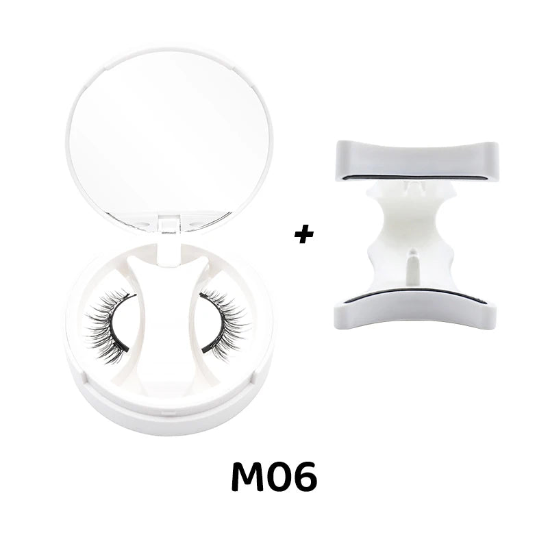 No-Glue Magnetic Eyelashes with Applicator | Reusable Natural-Look Lash Kit