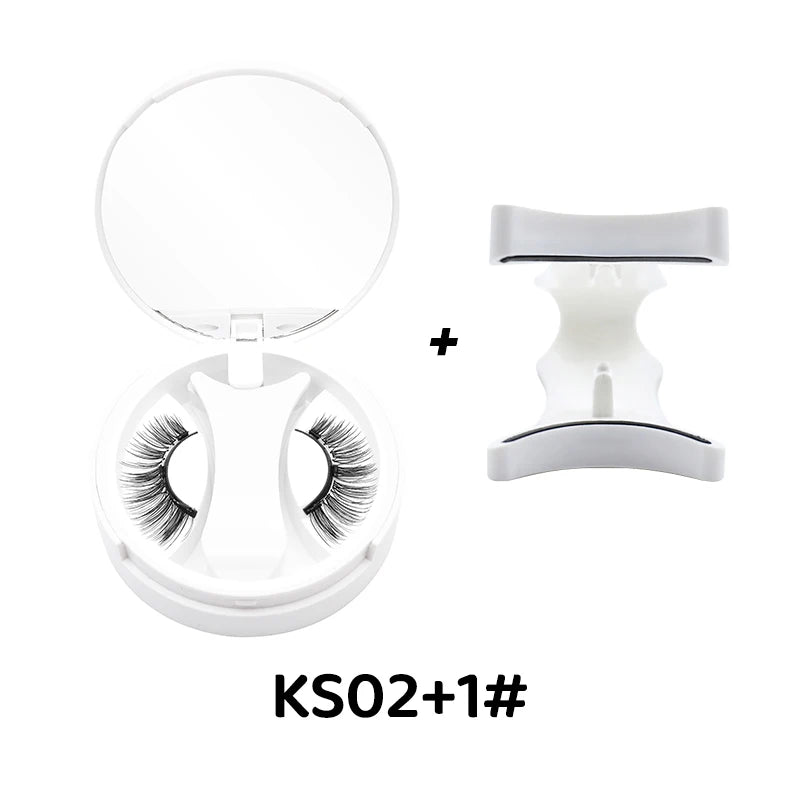 No-Glue Magnetic Eyelashes with Applicator | Reusable Natural-Look Lash Kit